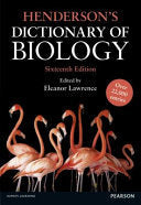 Henderson’s Dictionary of Biology, 16th Edition